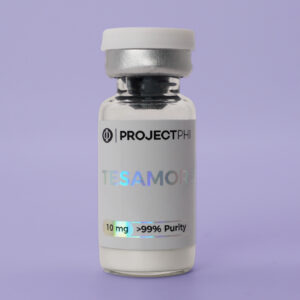 Tesamorelin 10mg research peptide vial | Project Phi
